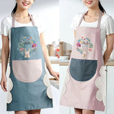 1PC Hand-wiping Apron Waterproof Oil-proof Unisex Kitchen Cooking Apron
