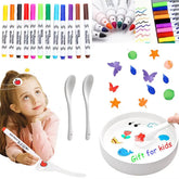 12 Colors- Floating Magic Water Pen with Ceramic Spoon